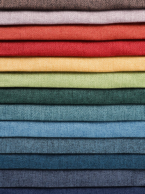 Polyesterová a plátěná tkanina pro pohovku Gurigi