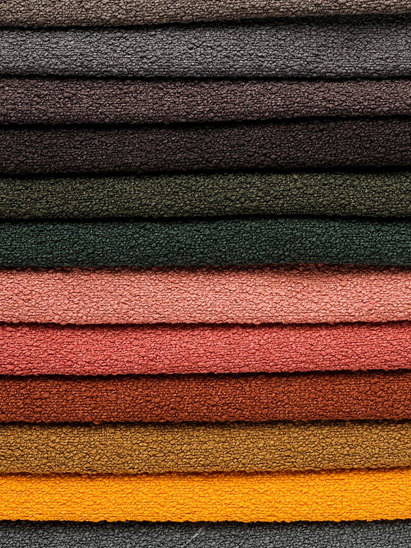 Polyester a rozkládací látky s loop příze a látky